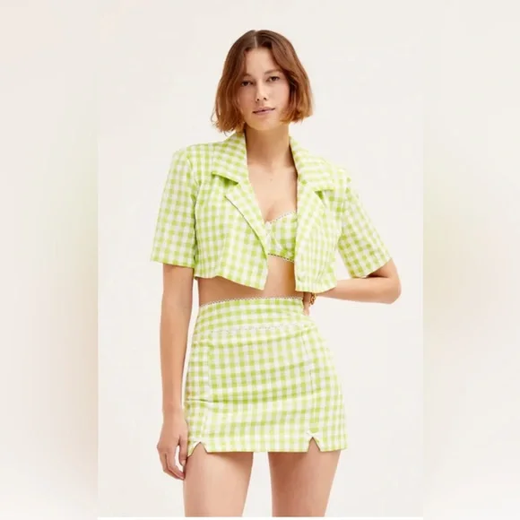 For Love and Lemons Maureen Mini Skirt NWT Size M - Picture 2 of 11